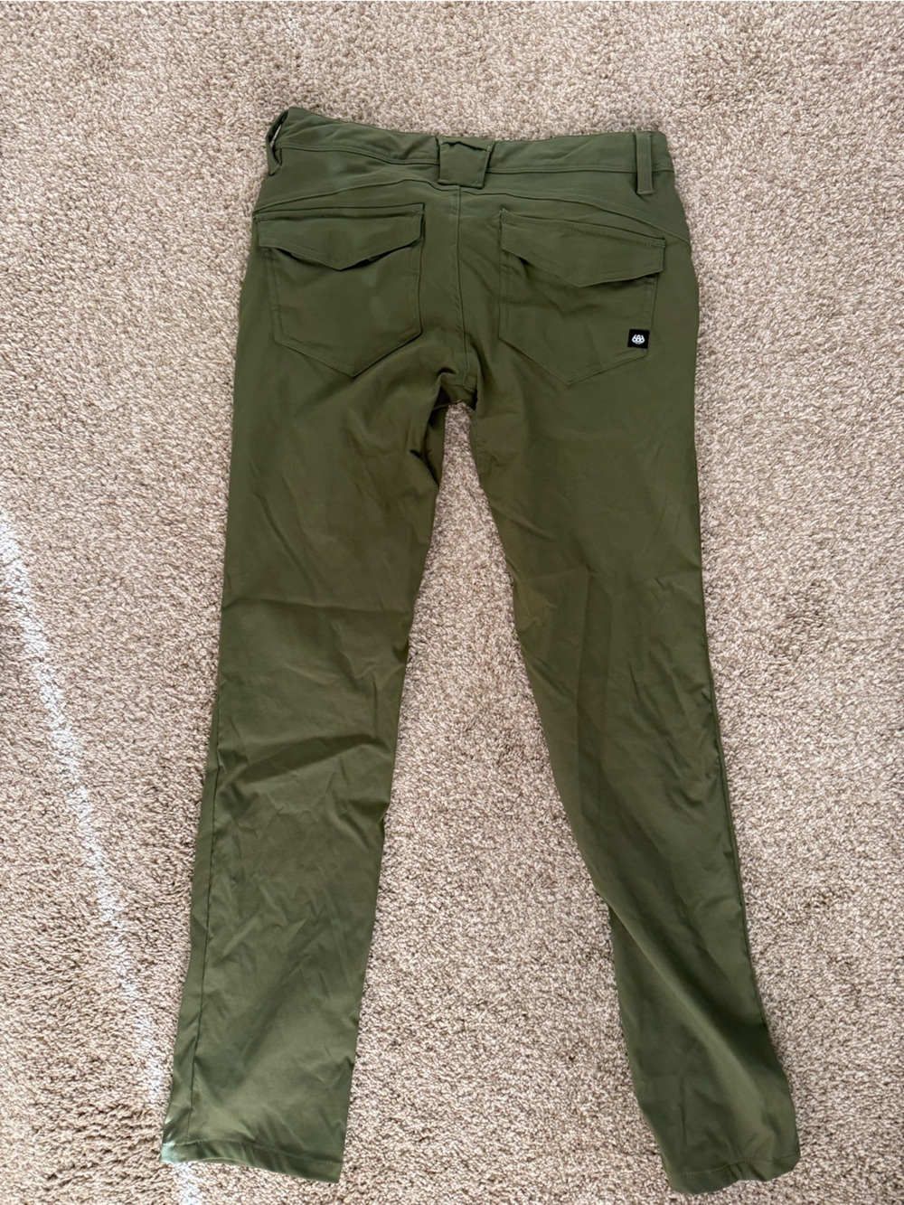 686 Everywhere Anything Cargo Pants - Olive Green - Size 4 / Small - Picture 5 of 6